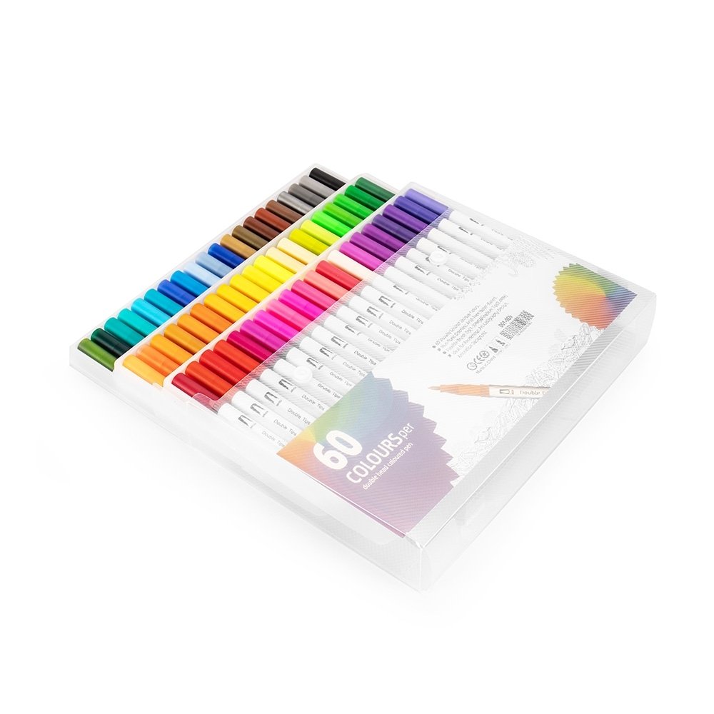 Kit Canetinhas Ponta Dupla- 8332-60-COL