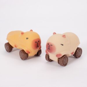 Carro Capivara AntiestresseMedidas, peso e tonalidades podem variar pois o mesmo modelo é produzido por diversos fabricantes.