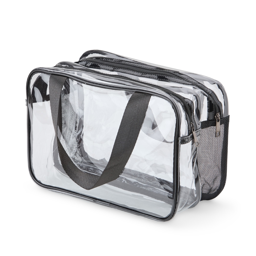 Nécessaire PVC Com Dois Compartimentos.