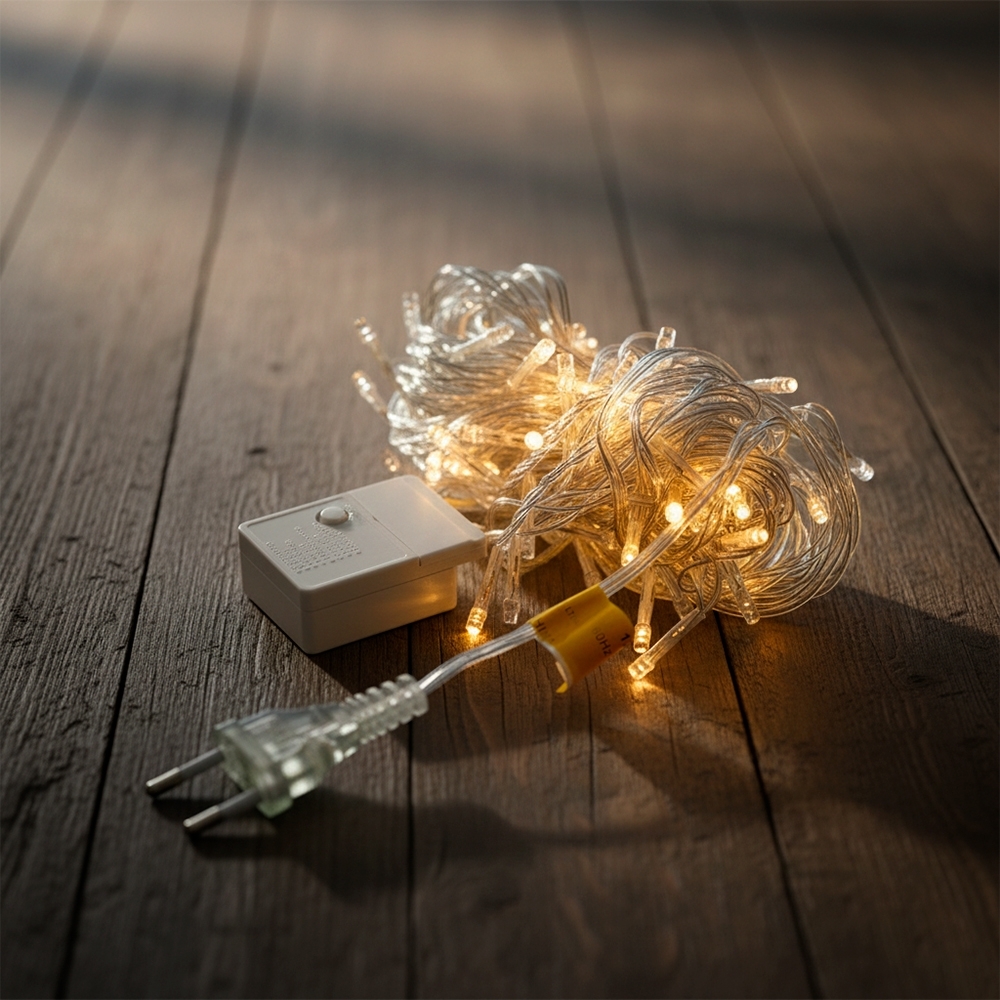 Pisca-Pisca LED Medidas, peso e tonalidades podem variar pois o mesmo modelo é produzido por diversos fabricantes.