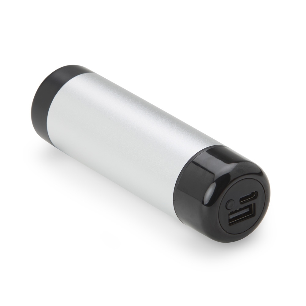 Power Bank 4.000mAh com LanternaMedidas, peso e tonalidades podem variar pois o mesmo modelo é produzido por diversos fabricantes.