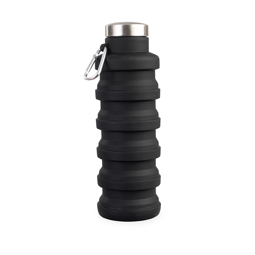 Garrafa Retrátil Silicone 500ml.