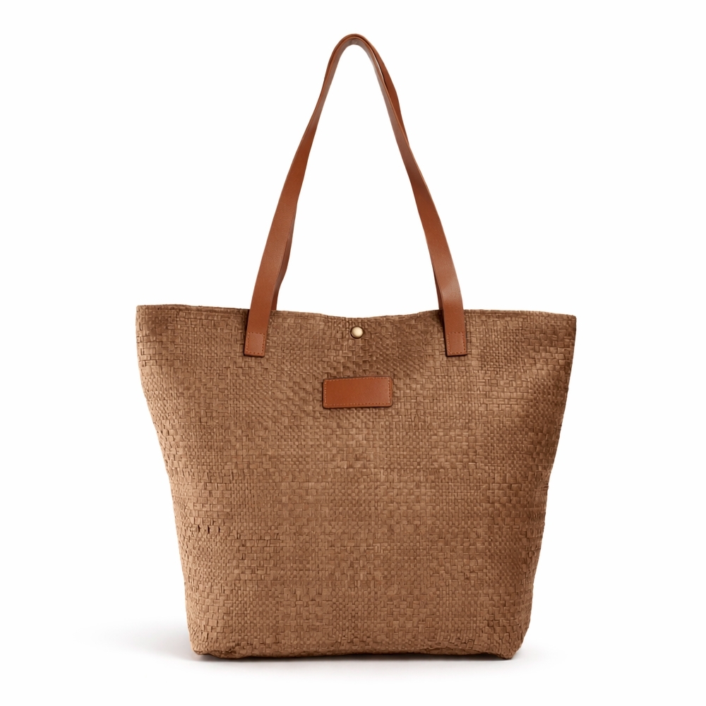 Bolsa Palha Trançada.