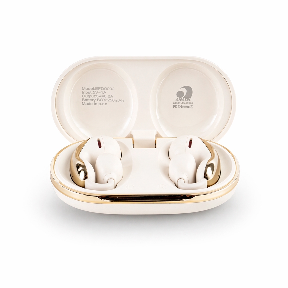 Fone de Ouvido Bluetooth com Case Carregador