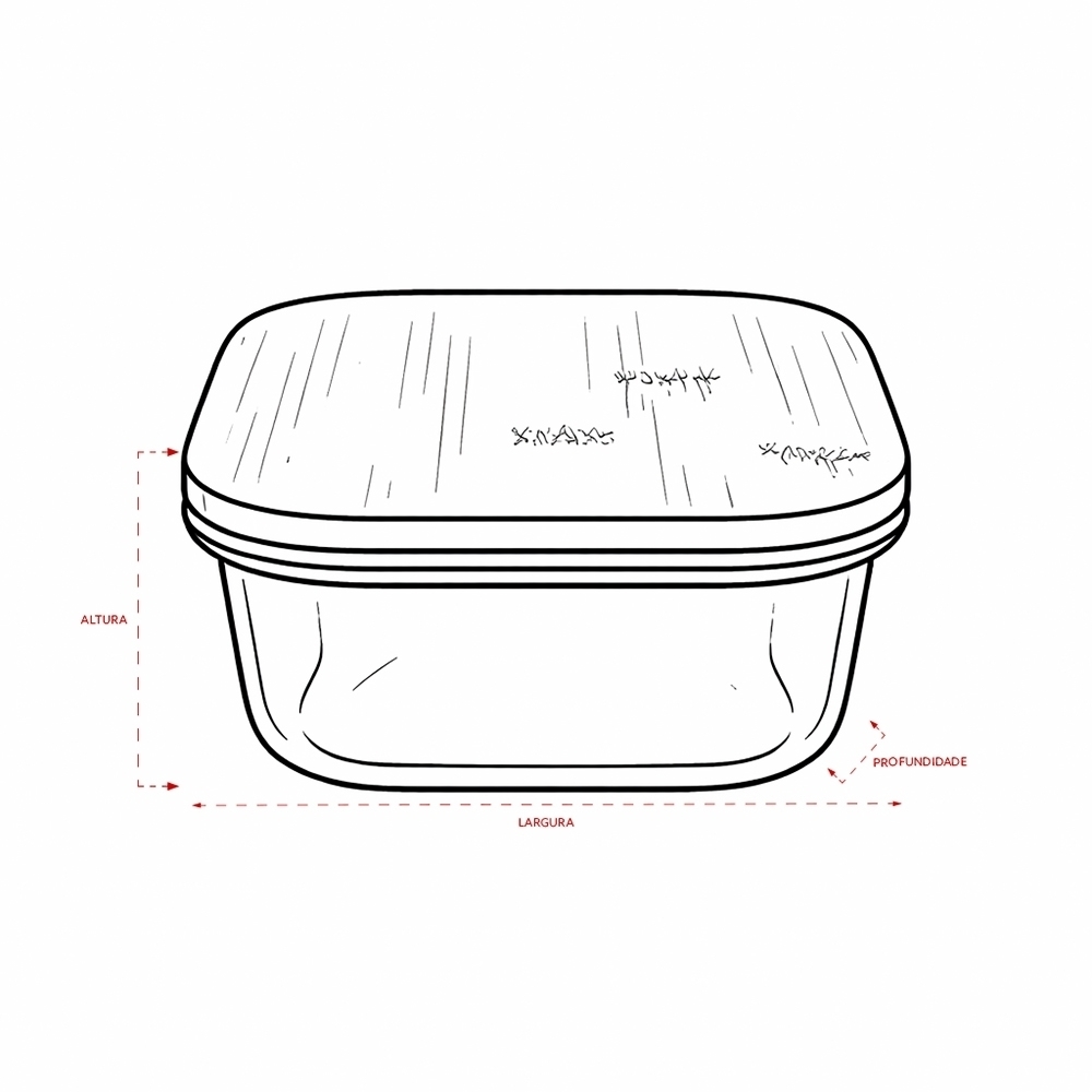 Marmita Vidro 300ml Marmita Vidro 300ml